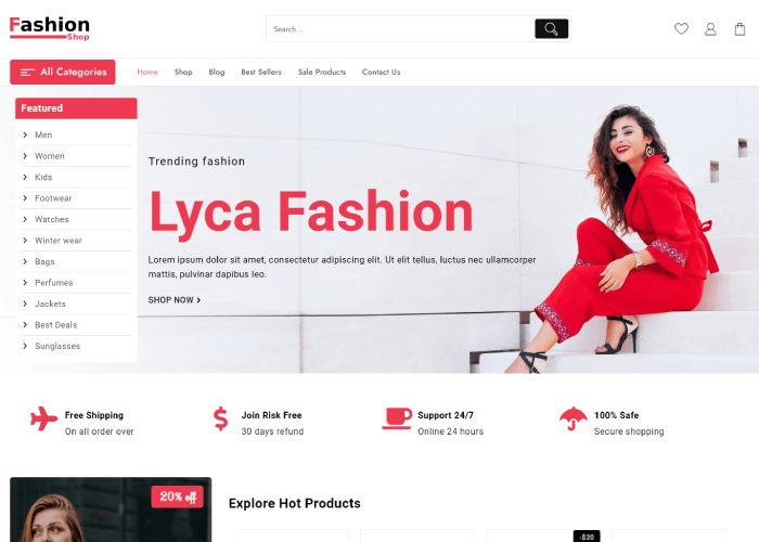 11 ธีมและเทมเพลต WooCommerce แฟชั่นที่ดีที่สุดสำหรับ WordPress 1 New Project 43