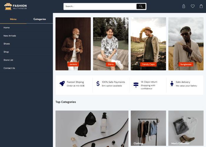 11 ธีมและเทมเพลต WooCommerce แฟชั่นที่ดีที่สุดสำหรับ WordPress 3 New Project 22