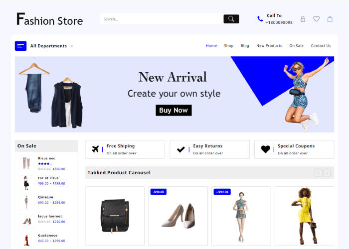 11 ธีมและเทมเพลต WooCommerce แฟชั่นที่ดีที่สุดสำหรับ WordPress 4 New Project 44