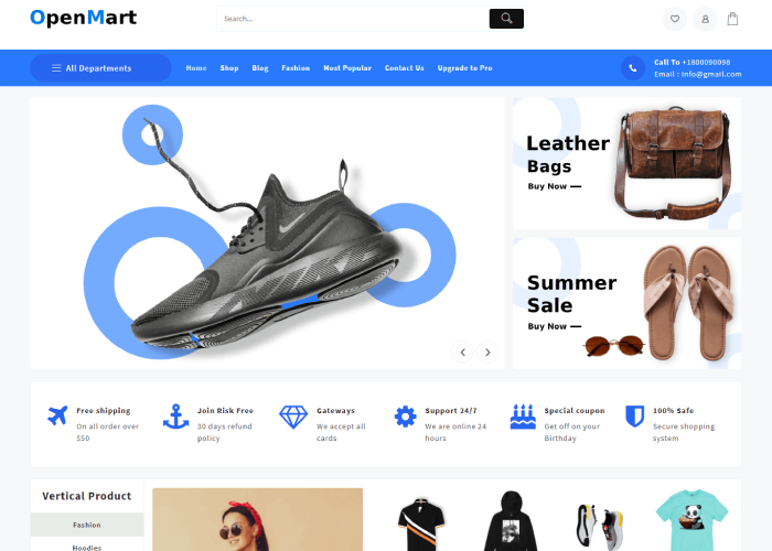 11 ธีมและเทมเพลต WooCommerce แฟชั่นที่ดีที่สุดสำหรับ WordPress 7 New Project 30