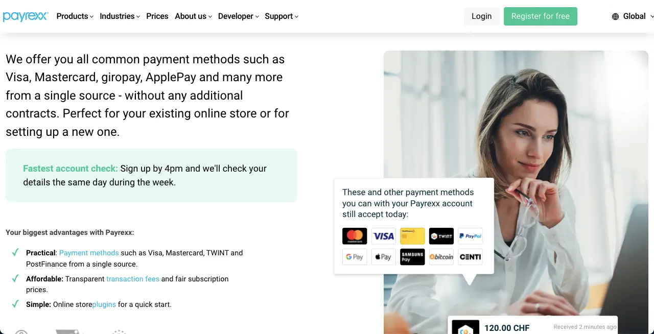 9+ meilleures passerelles de paiement WooCommerce 11 Payrexx payment gateway