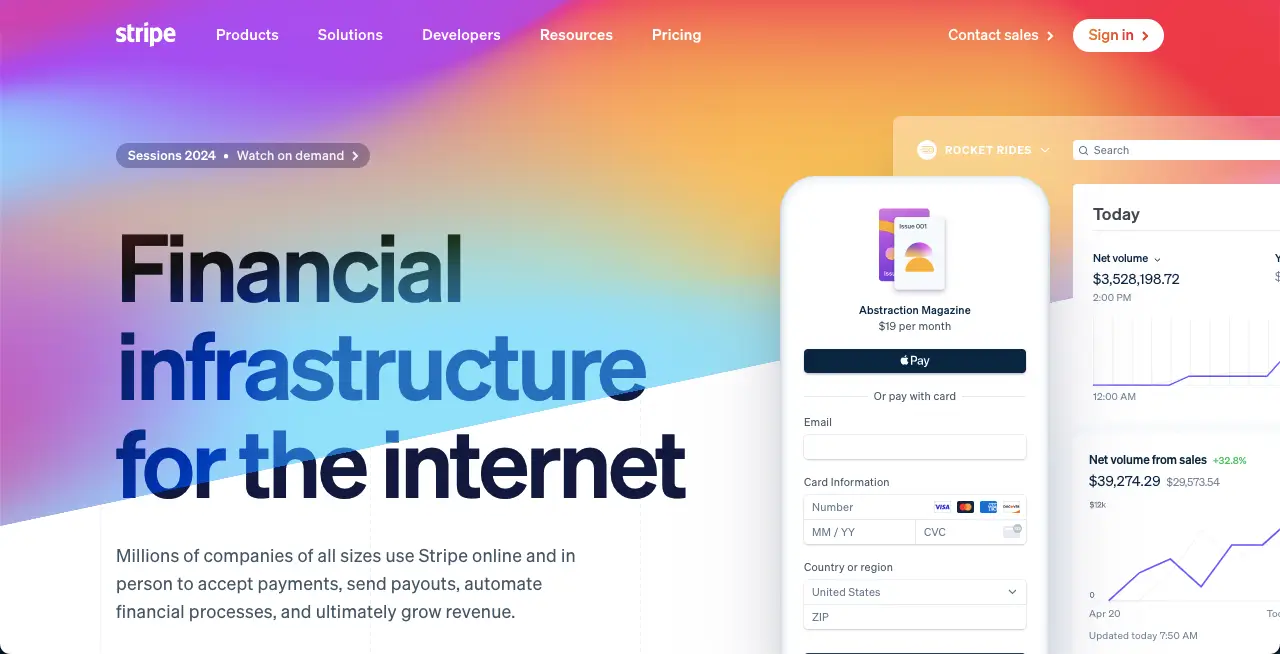 Stripe payment gateway