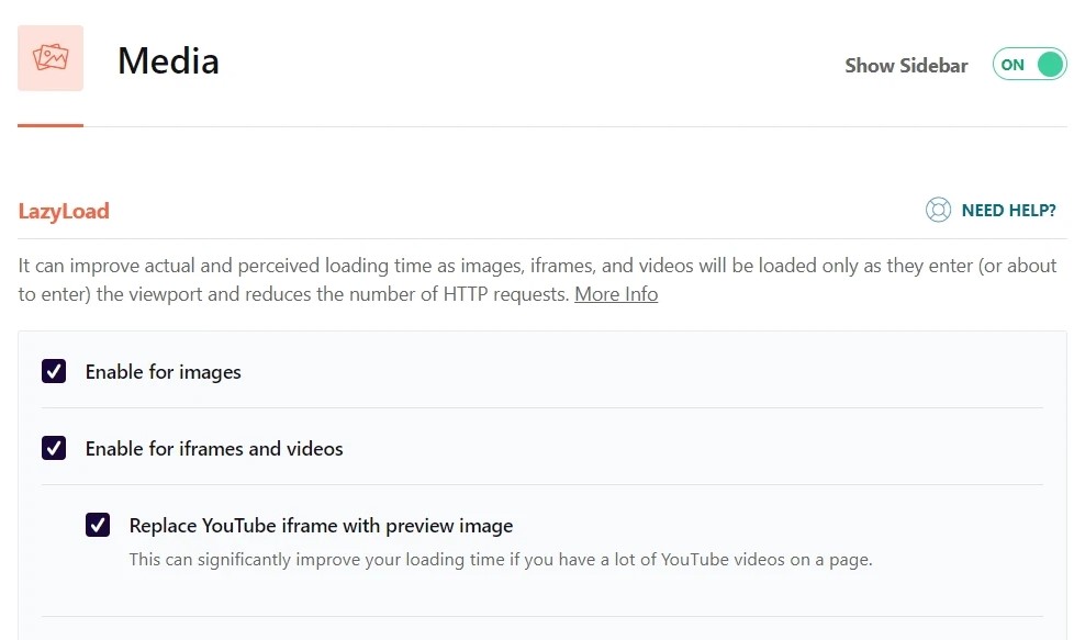 WP Rocket Ленивая загрузка