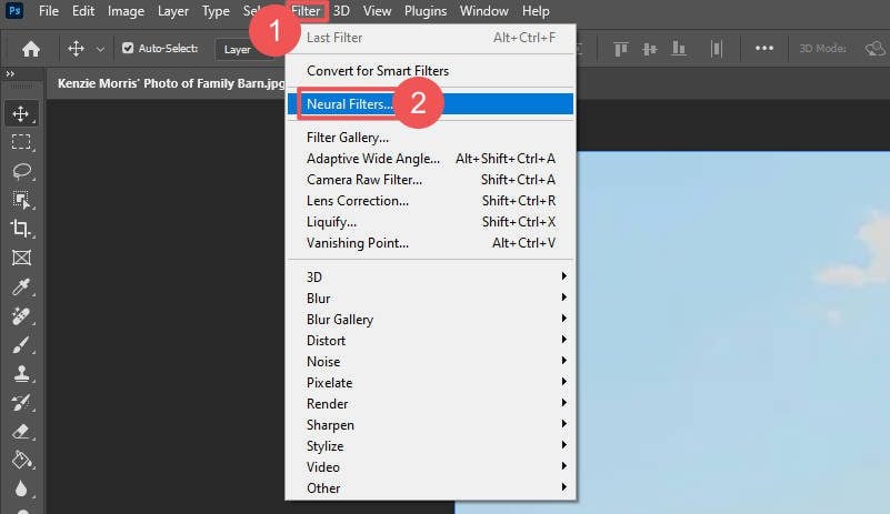 画像を拡大する Photoshop - ステップ 5 ～ 6