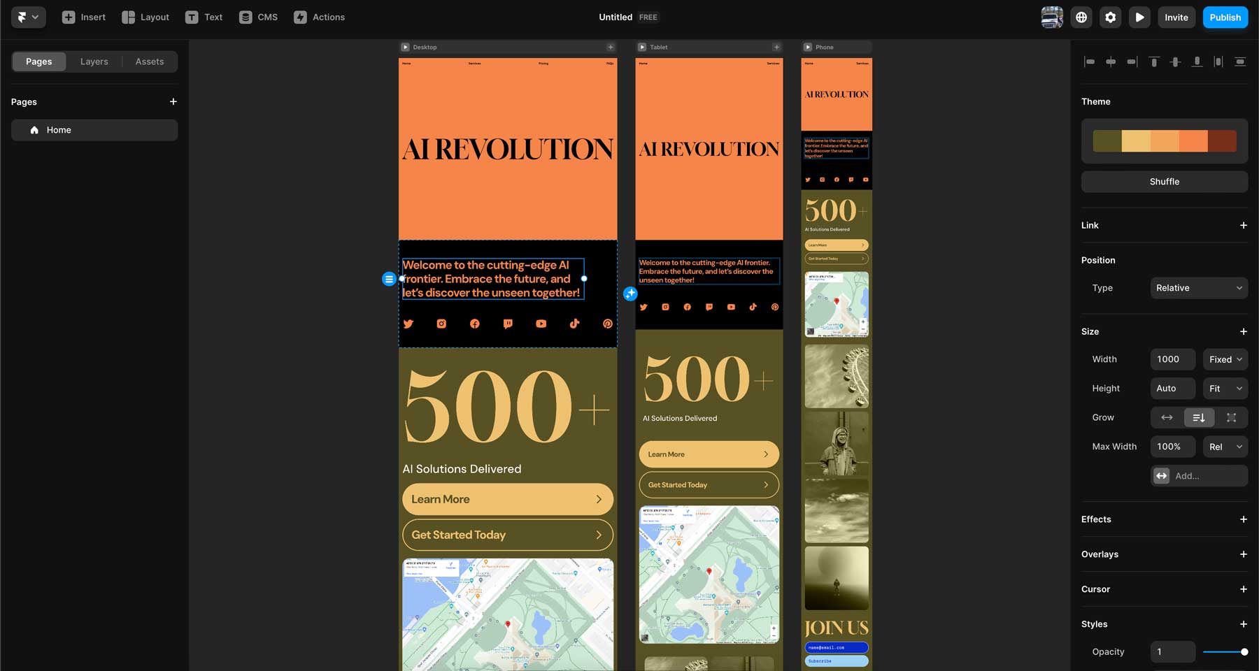 Génération de sites Wix VS Framer AI