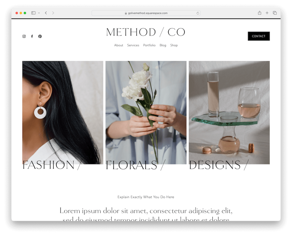 方法 squarespace 珠寶模板