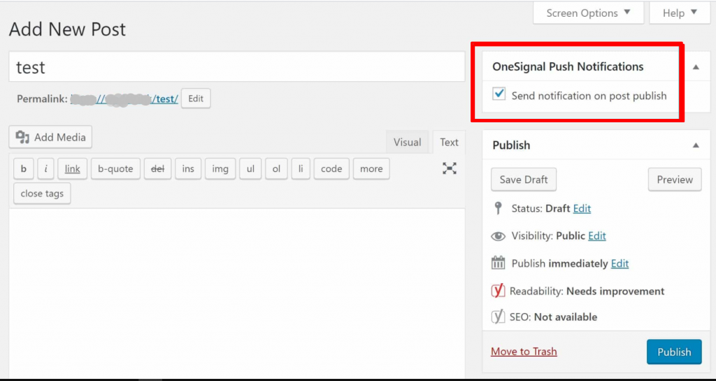 WordPress プッシュ通知をウェブサイトに追加する方法 17 Screenshot 18 2 How To Add WordPress Push Notifications To Your Website