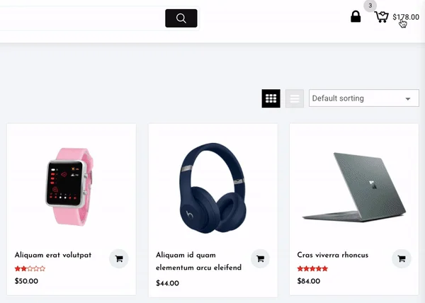 Des moyens efficaces pour améliorer l'expérience client dans le commerce électronique en 2024 3 drop-down-cart-pro