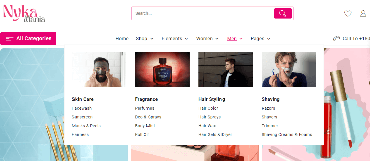 Moyens efficaces pour augmenter l'expérience client dans le commerce électronique en 2024 6 website mega menu 12