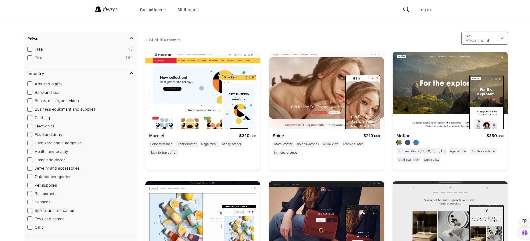 Shopify 主題