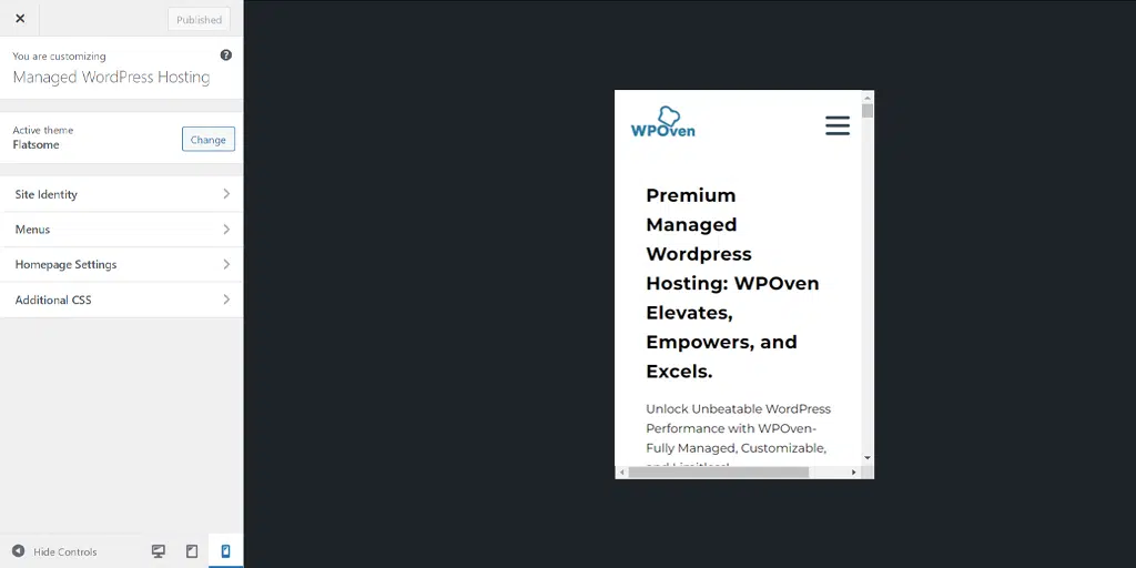 WordPress 测试:完整指南(针对初学者和专家)9 Test WordPress responsiveness with the WordPress Customizer