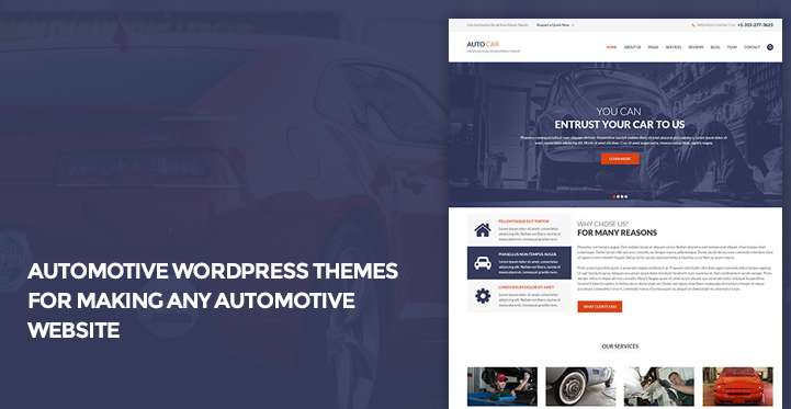 汽車經銷商 WordPress 主題