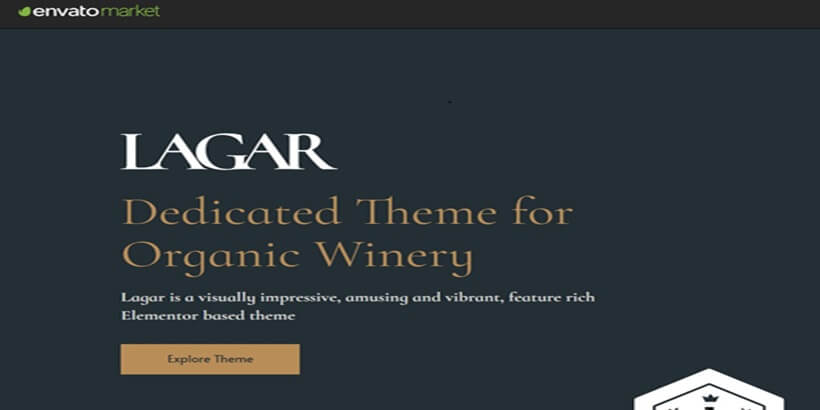 Lagar- Winery-Wine-Ecommerce-Meilleurs-thèmes WordPress pour l'alcool pour l'achat et la vente