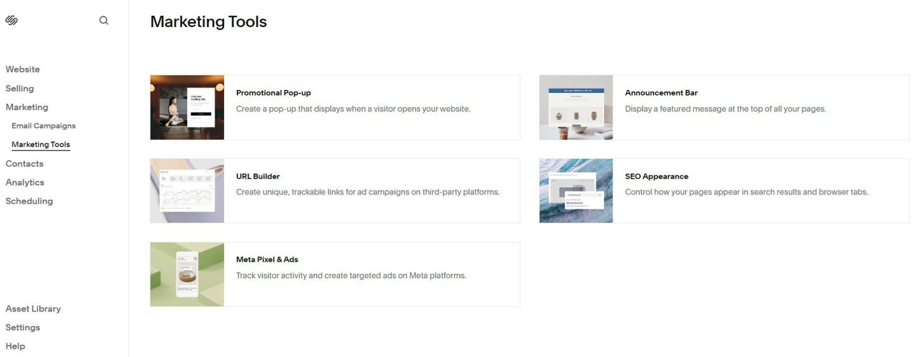 Référencement de Squarespace