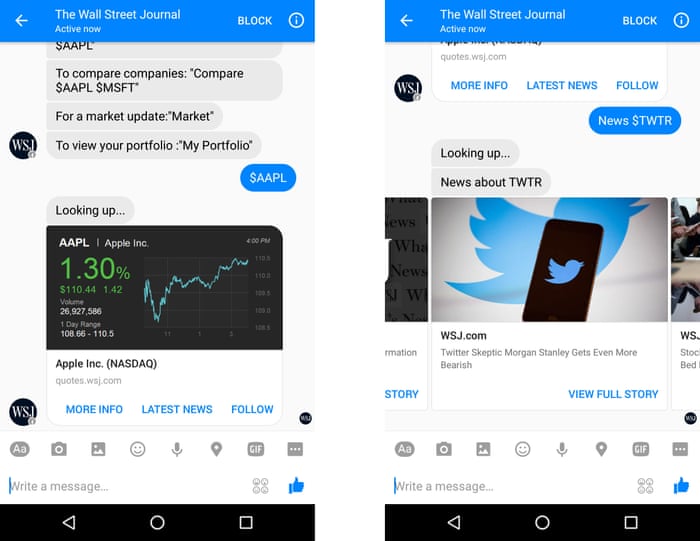 Uma ilustração para o Wall Street Journal Chatbot