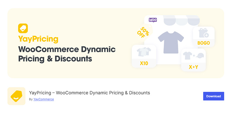 วิธีกำหนดราคา WooCommerce ที่แตกต่างกันสำหรับผู้ใช้ที่แตกต่างกัน 2 YayPricing – WooCommerce Dynamic Pricing & Discounts