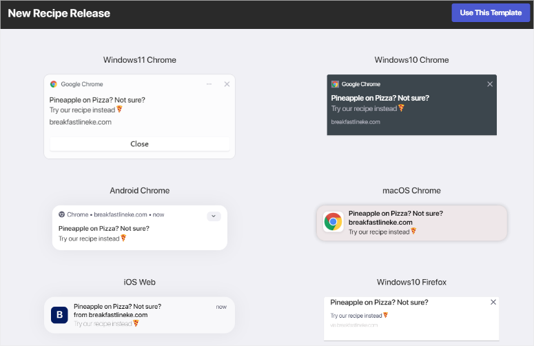 Pushengage-template-preview - IsItWP - 免费 WordPress 主题检测器 pushengage template preview