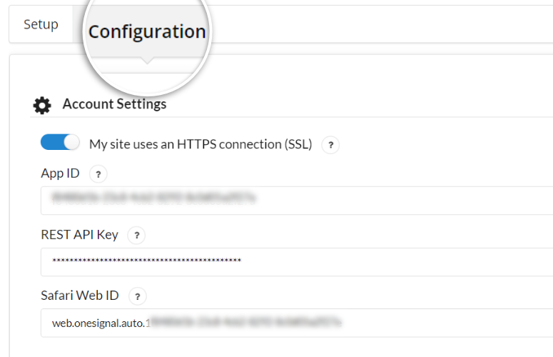onesignal-paste-apis-config - IsItWP - 免费 WordPress 主题检测器 onesignal paste apis config