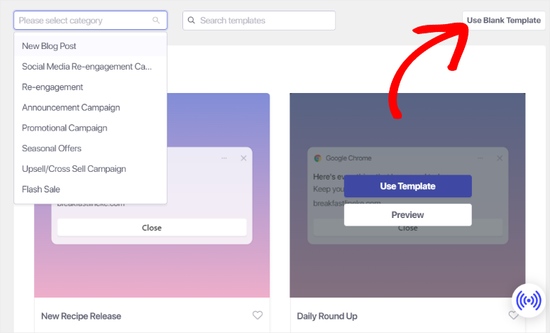 Pushengage-templates - IsItWP - 免费 WordPress 主题检测器 pushengage templates
