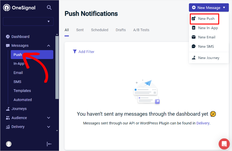 onesignal-new-push-notification - IsItWP - 免费 WordPress 主题检测器 onesignal new push notification