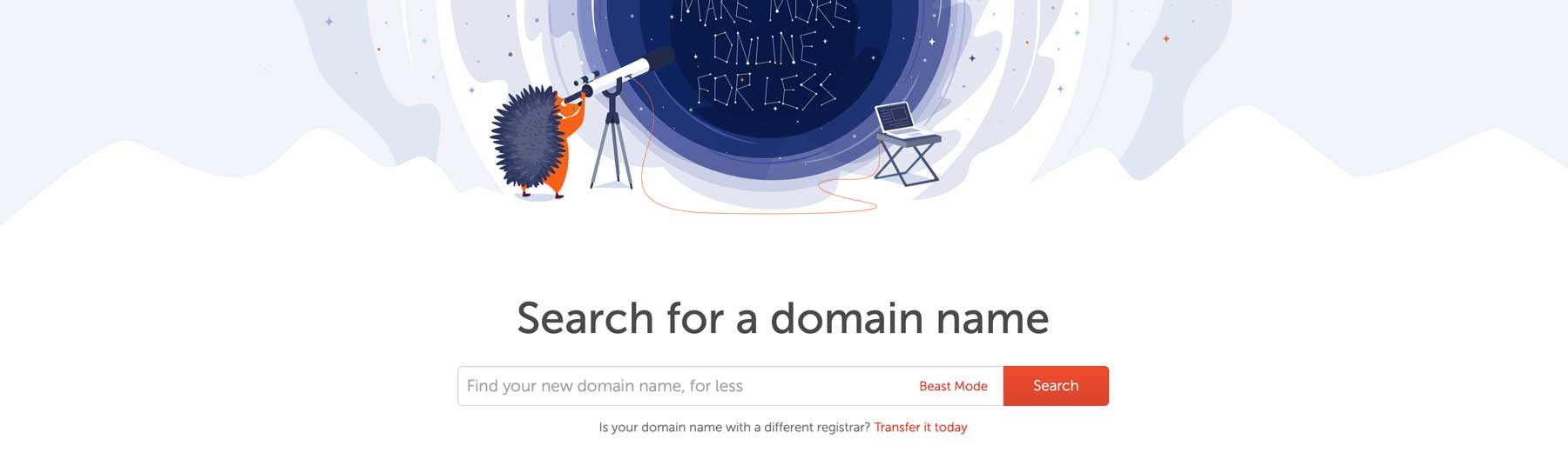 Namecheap 도메인 검색