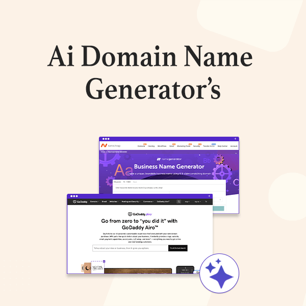 2024 年のベスト Ai ドメイン名生成およびチェッカー Web サイト 5 1 Ai Domain Name Generator