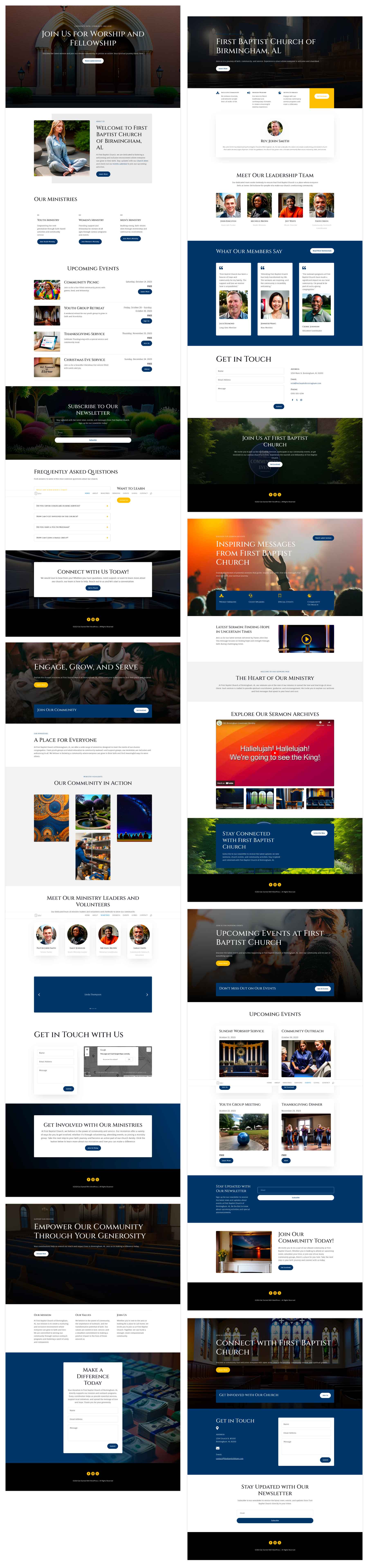 come creare un sito web della chiesa con WordPress