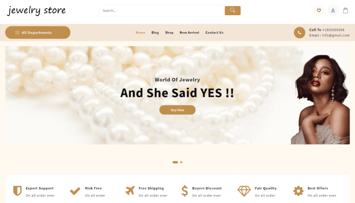 8 meilleurs thèmes et modèles WordPress pour bijouterie 2 New Project 10