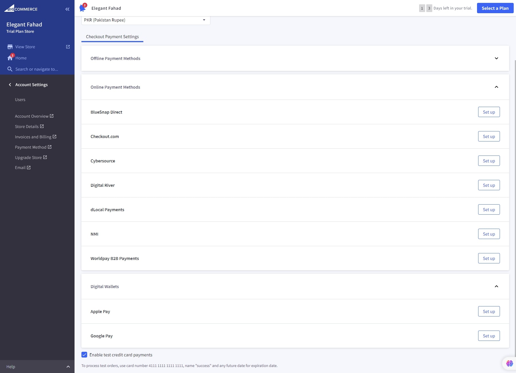 metode de plată bigcommerce