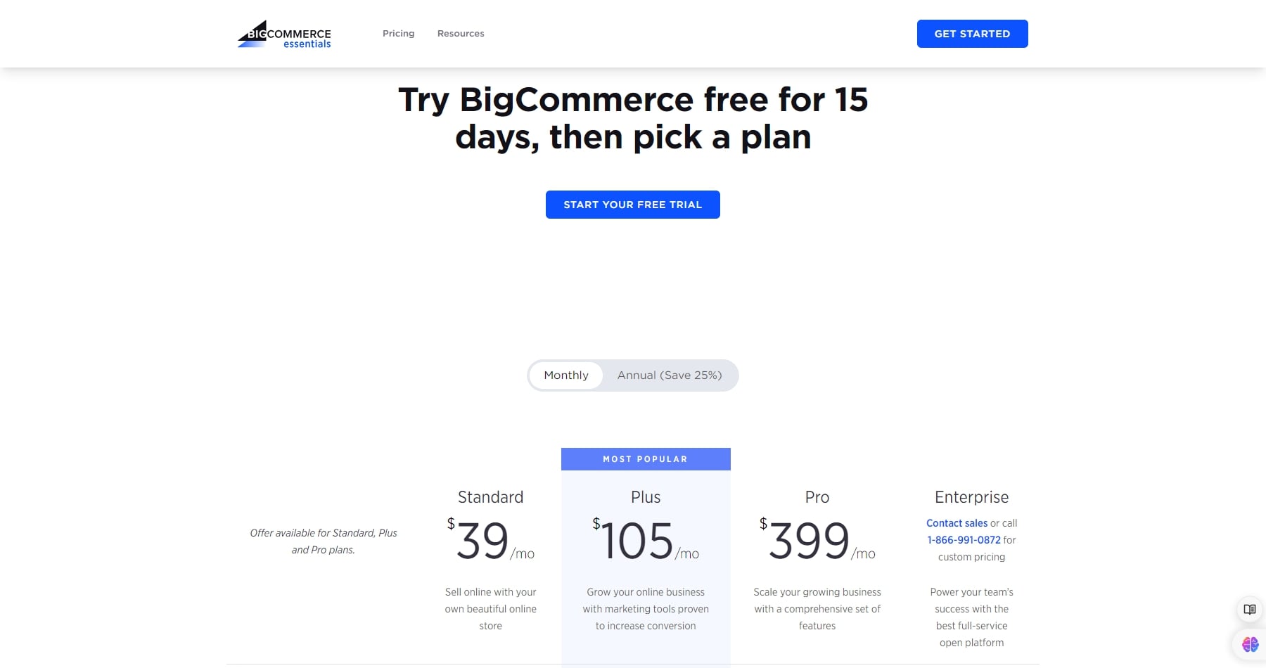 prețuri bigcommerce
