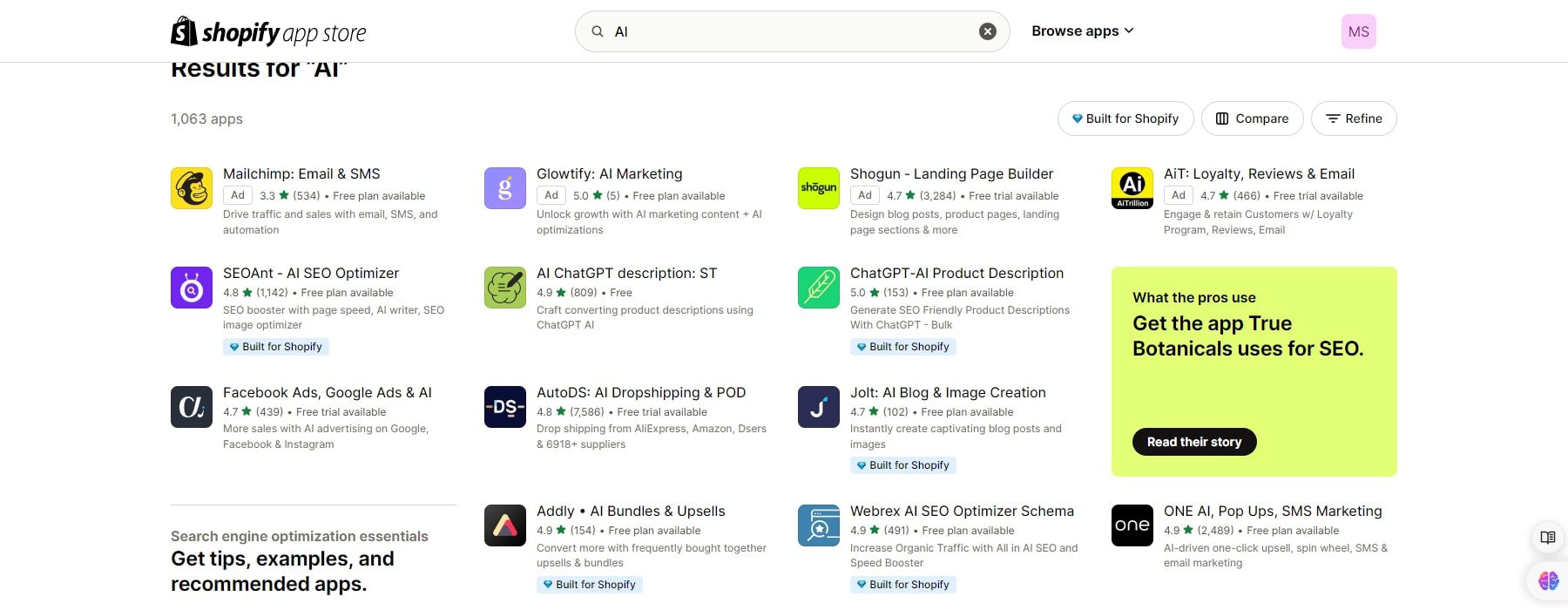 magazin de aplicații shopify