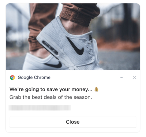 放棄された製品の閲覧 Shopify 通知