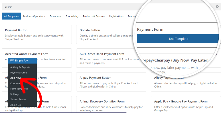 wp-simple-pay-payment-form-template - IsItWP - 無料の WordPress テーマ検出ツール wp simple pay payment form template