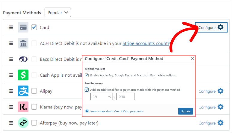 wp-simple-pay-configure-payment-methods - IsItWP - 無料の WordPress テーマ検出ツール wp simple pay configure payment methods