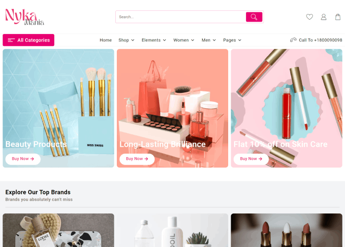 23 de exemple frumoase de site-uri web create cu Elementor 3 Nyka maina