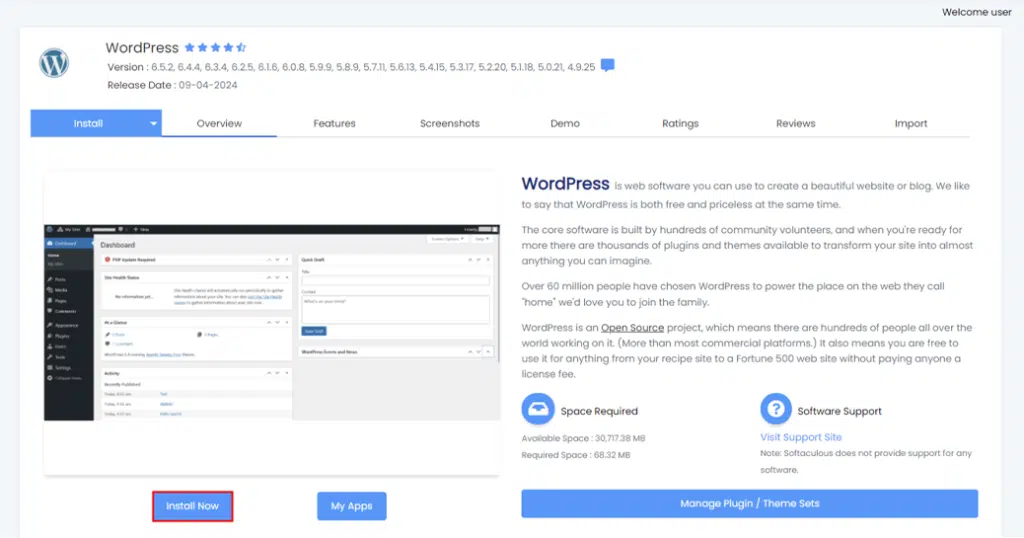 Cum se instalează manual WordPress? (Ghid 2024) 5 Install WordPress via Softaculous