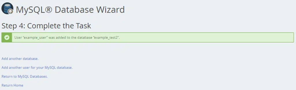 Cum se instalează manual WordPress? (Ghid 2024) 26 Database created successfully