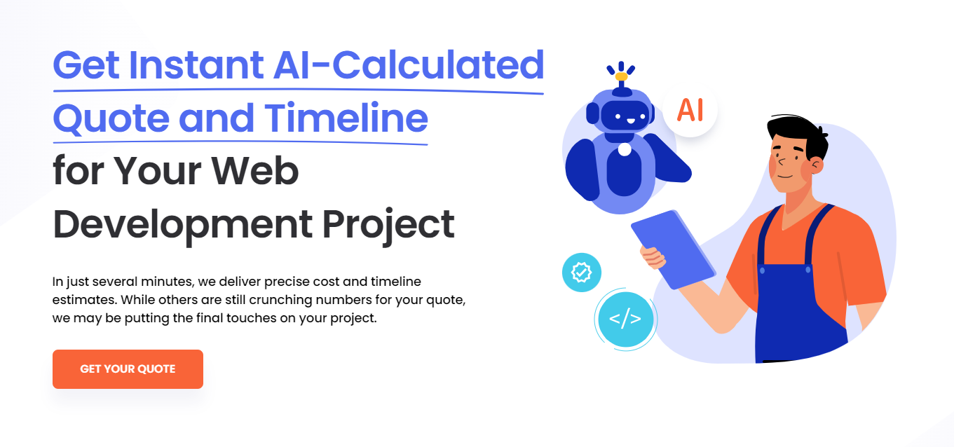 Situs web GetDevDone untuk alat Kalkulator Kutipan AI-nya.