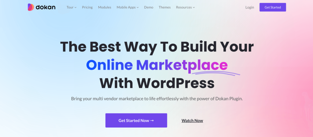 dokan multivendor - أفضل مكون إضافي لـ WooCommerce متعدد البائعين