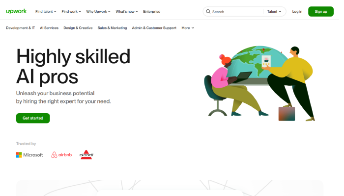 Cele mai bune 11 site-uri independente pentru 2024: un ghid cuprinzător 2 Upwork 2