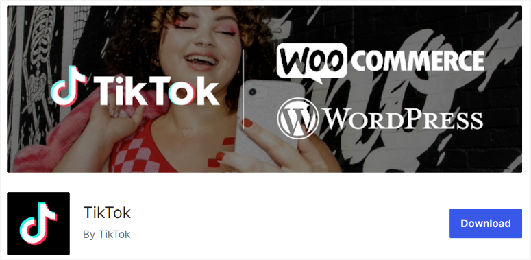 tiktok-for-woocommerce - IsItWP - Detektor Tema WordPress Gratis tiktok for woocommerce