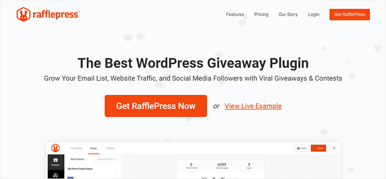 RafflePress - IsItWP - Detektor Tema WordPress Gratis RafflePress