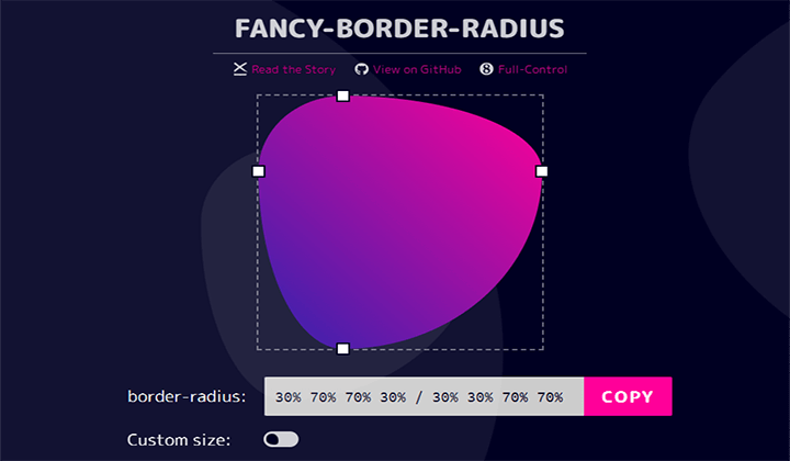 2024 年您可以使用的 6 個最佳 CSS 產生器工具 12 fancy border radius 36