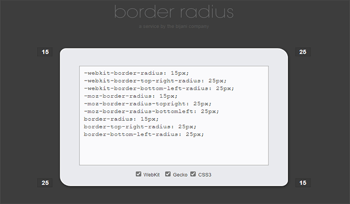 2024 年您可以使用的 6 個最佳 CSS 產生器工具 11 border radius 5132