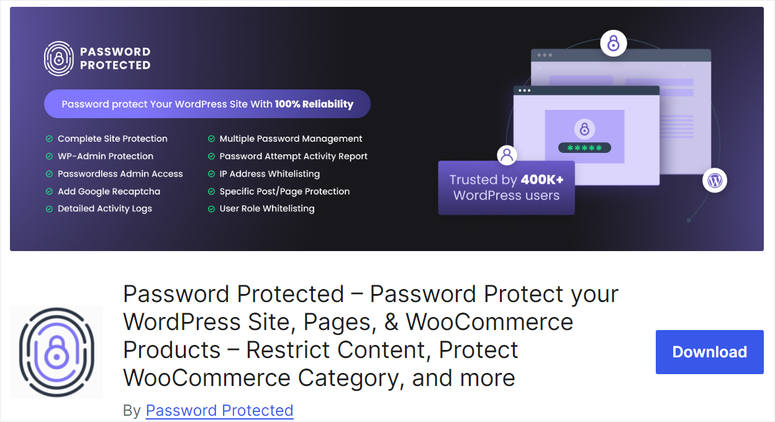 şifre korumalı eklenti - IsItWP - Ücretsiz WordPress Tema Dedektörü password protected plugin