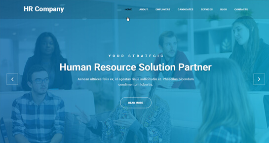 Tema WordPress per la gestione delle risorse umane