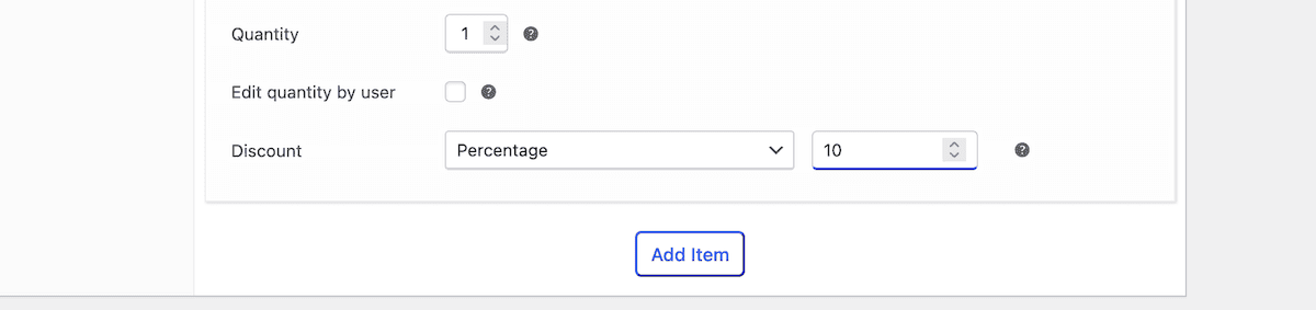 Menu rozwijane Rabat w pakietach produktów WooCommerce.