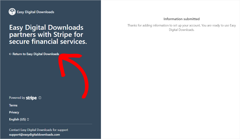 edd-stripe-connection-complete - IsItWP - Detector de tema WordPress gratuito edd stripe connection complete