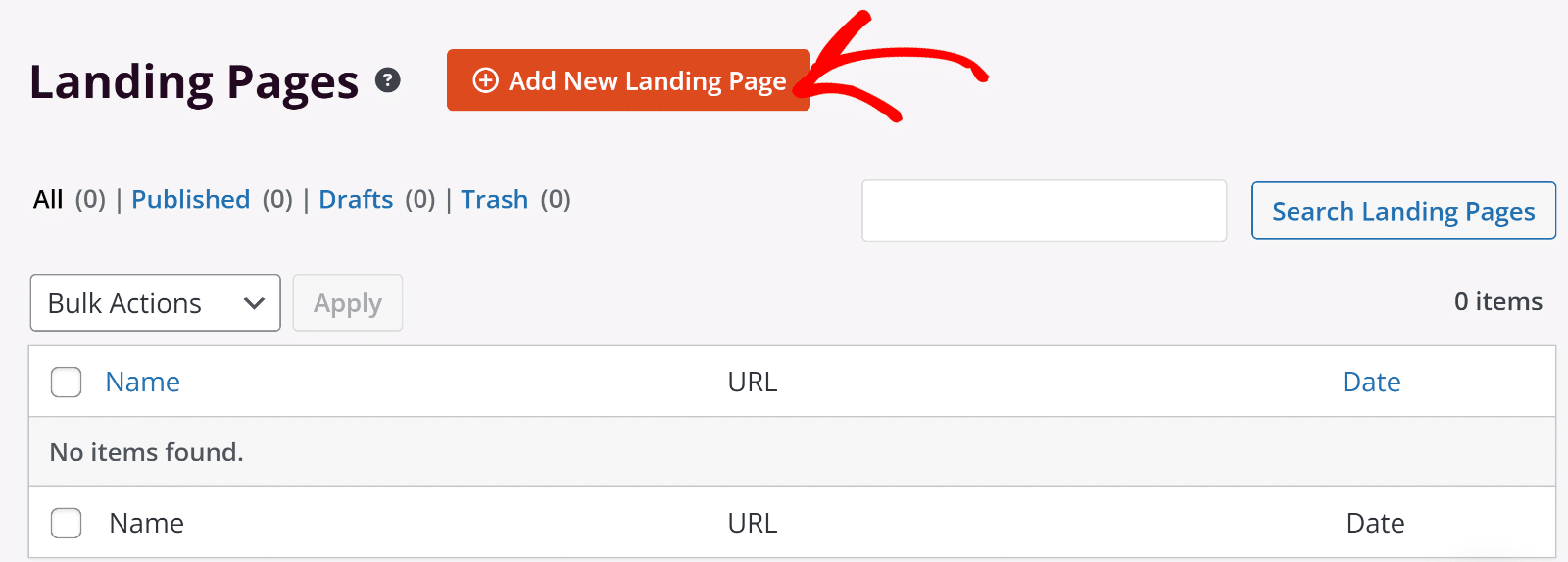 Adăugați o pagină de destinație - WPForms Add landing page