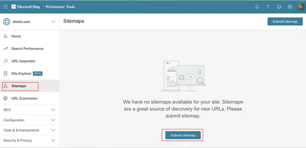 Como enviar seu site para motores de busca em 2024 11 Submit website in Bing